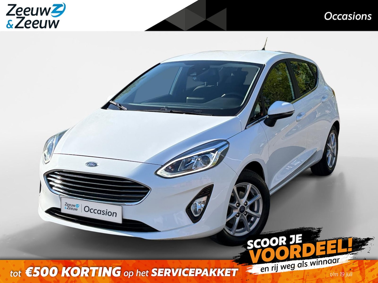 Ford Fiesta - 1.0 EcoBoost Titanium | 1e Eigenaar | NL-Auto | Trekhaak | Climate Control | Parkeersensor - AutoWereld.nl