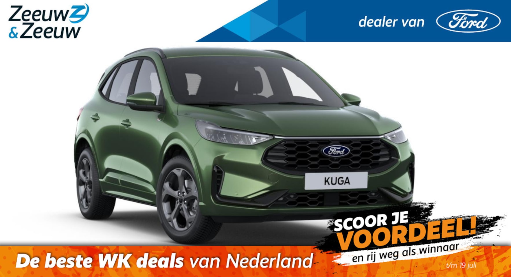 Ford Kuga - 2.5 PHEV ST-Line | Adaptieve Cruise Control | BLIS | 360 graden camera | Driver Assistance - AutoWereld.nl
