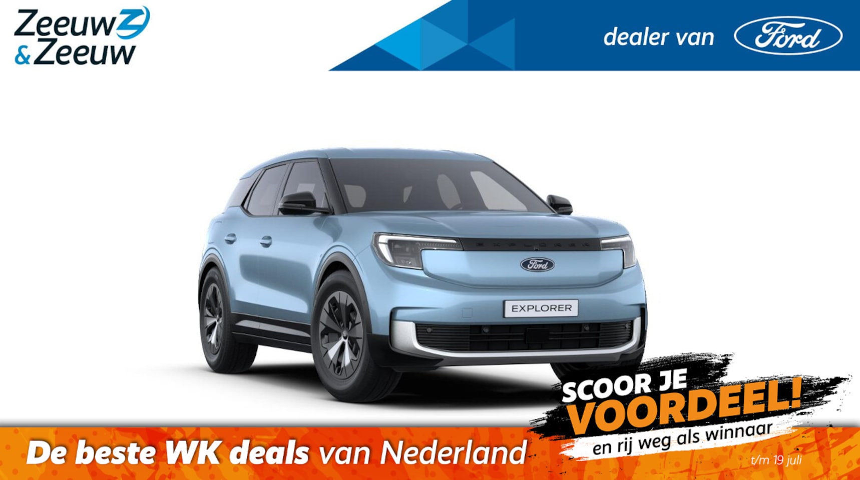 Ford Explorer - Style Standard Range RWD 58 kWh | 444km rijbereik | 0,99% rente icm Ford Options | Led ver - AutoWereld.nl