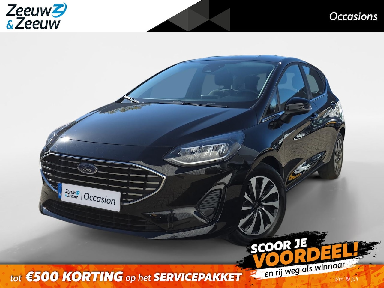 Ford Fiesta - 1.0 EcoBoost Hybrid Titanium | 1e Eigenaar | NL-Auto | Winter Pack | Apple/Android Carplay - AutoWereld.nl