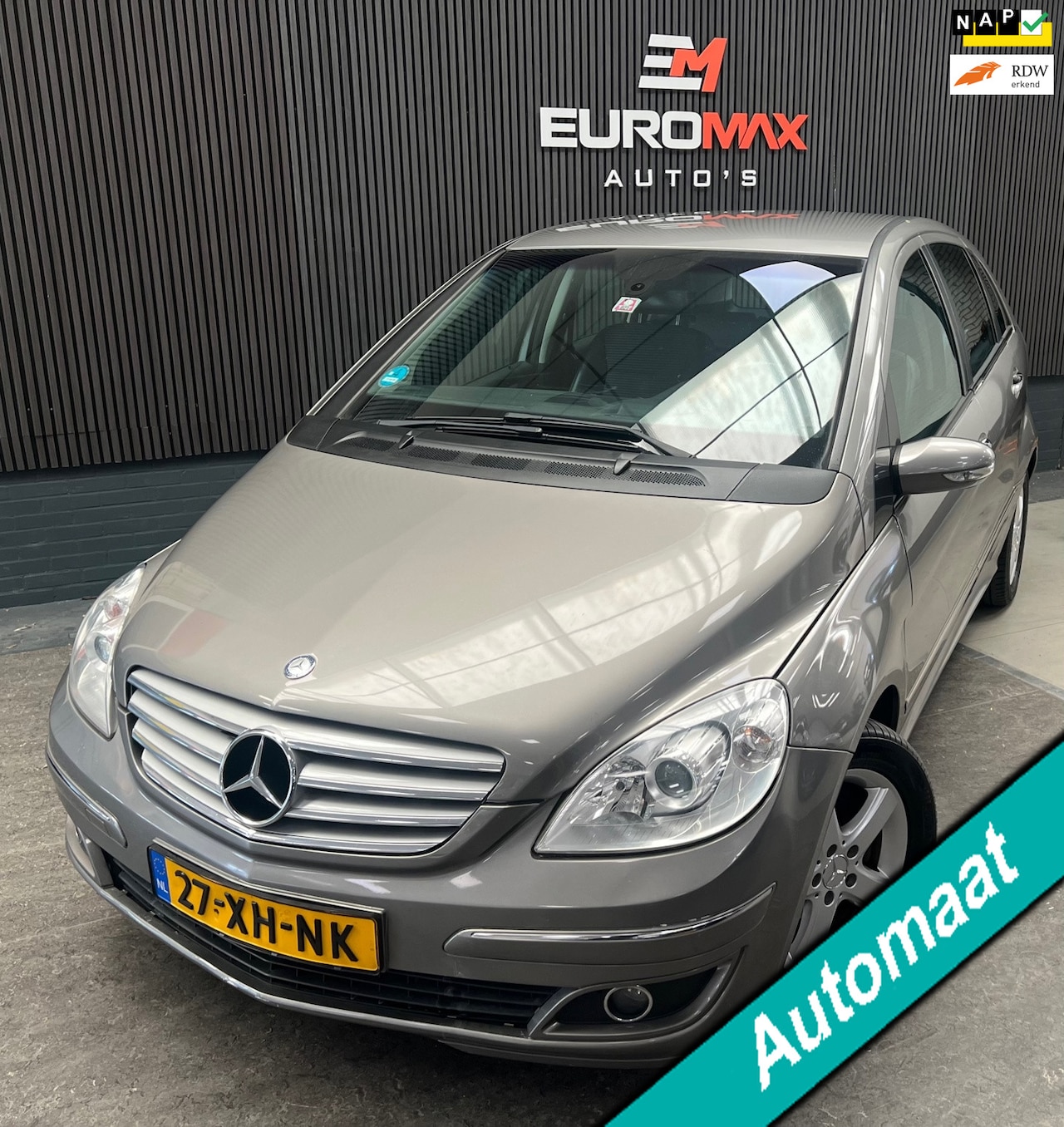 Mercedes-Benz B-klasse - Mercedes-Benz B-klasse 170 Automaat - NAP - Airco - Cruise - AutoWereld.nl