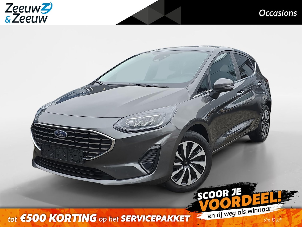 Ford Fiesta - 1.0 EcoBoost Titanium | Android Auto/ Apple Carplay | Winterpakket | Parkeersensoren achte - AutoWereld.nl