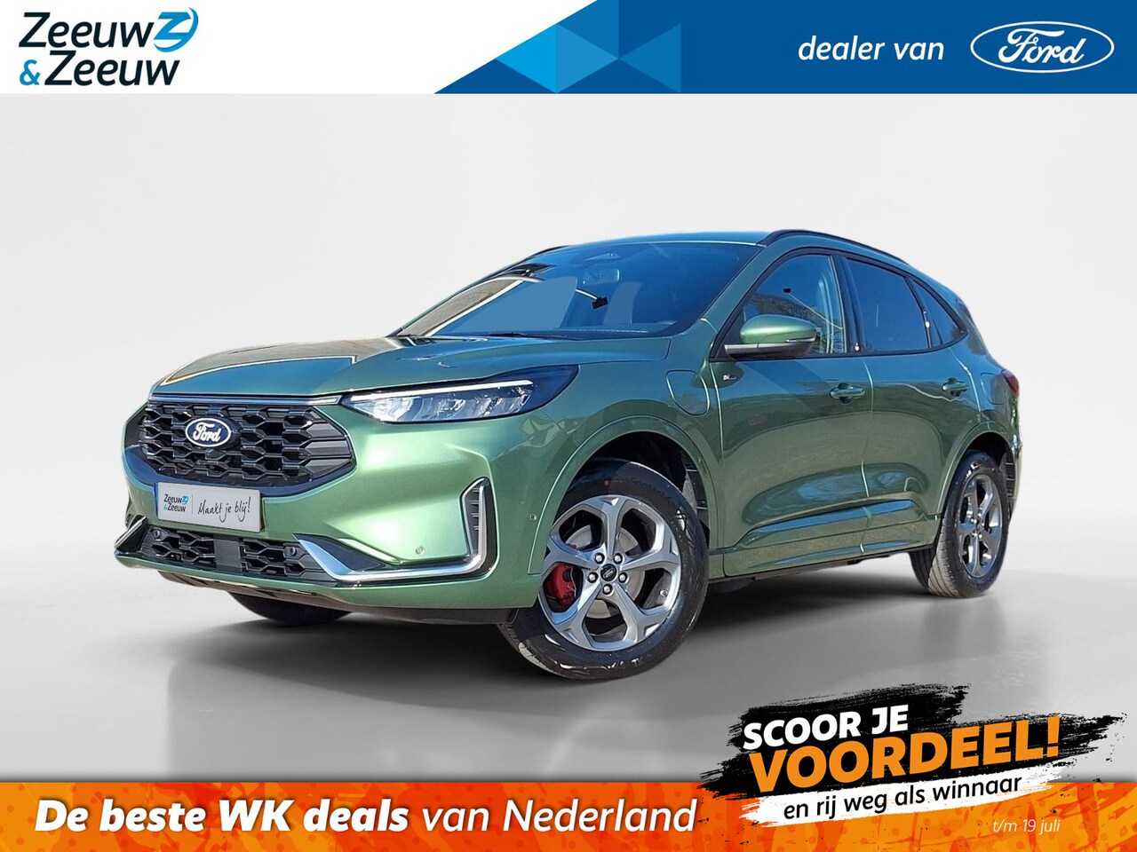 Ford Kuga - 2.5 PHEV ST-Line X | Winterpack | El. Trekhaak | 360Camera | El. Achterklep | Adaptive cru - AutoWereld.nl