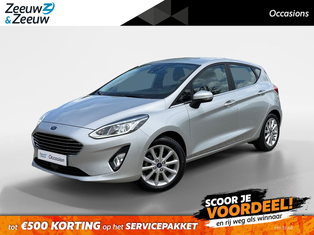 Ford Fiesta - 1.0 EcoBoost Titanium |Apple Carplay/Android Auto| Trekhaak| Voorrutverwarming| 12 maanden - AutoWereld.nl