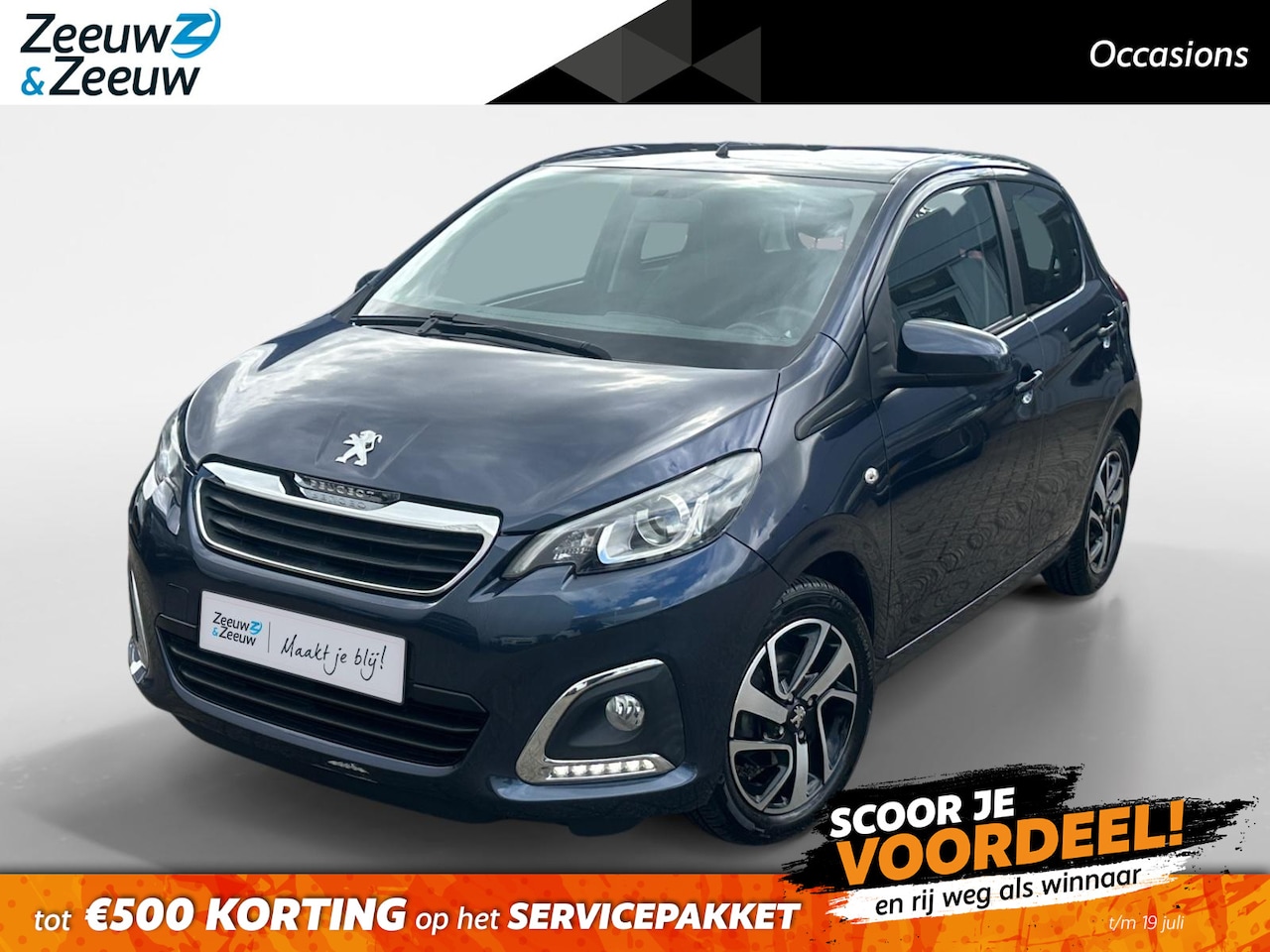 Peugeot 108 - 1.0 e-VTi Allure | Airco | Navigatie | Bluetooth | Elektr. Ramen | 12 maanden garantie! | - AutoWereld.nl