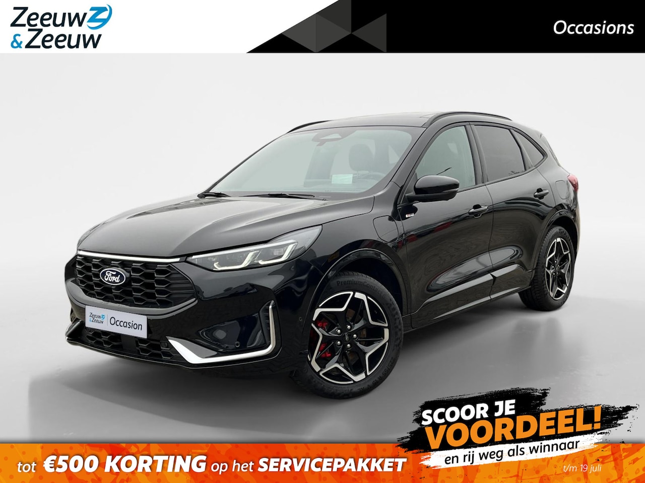 Ford Kuga - 2.5 PHEV ST-Line X |NL auto|Winter-pack| Panorama-dak|Trekhaak elektrisch uitklapbaar| Lic - AutoWereld.nl