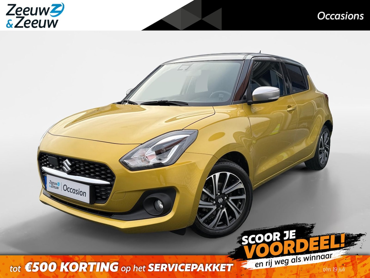 Suzuki Swift - 1.2 Style Smart Hybrid Achteruitrijcamera| Apple Carplay/Android Auto| lichtmetalen velgen - AutoWereld.nl