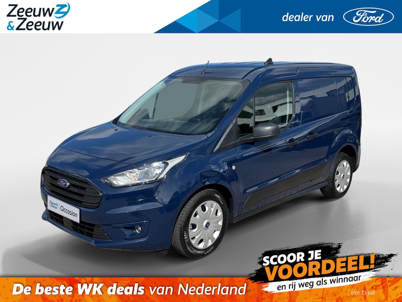 Ford Transit Connect - 1.5 EcoBlue L1 Trend 100 pk | Navigatiepakket | 2x schuifdeur | Achterklep met ruit | Crui - AutoWereld.nl