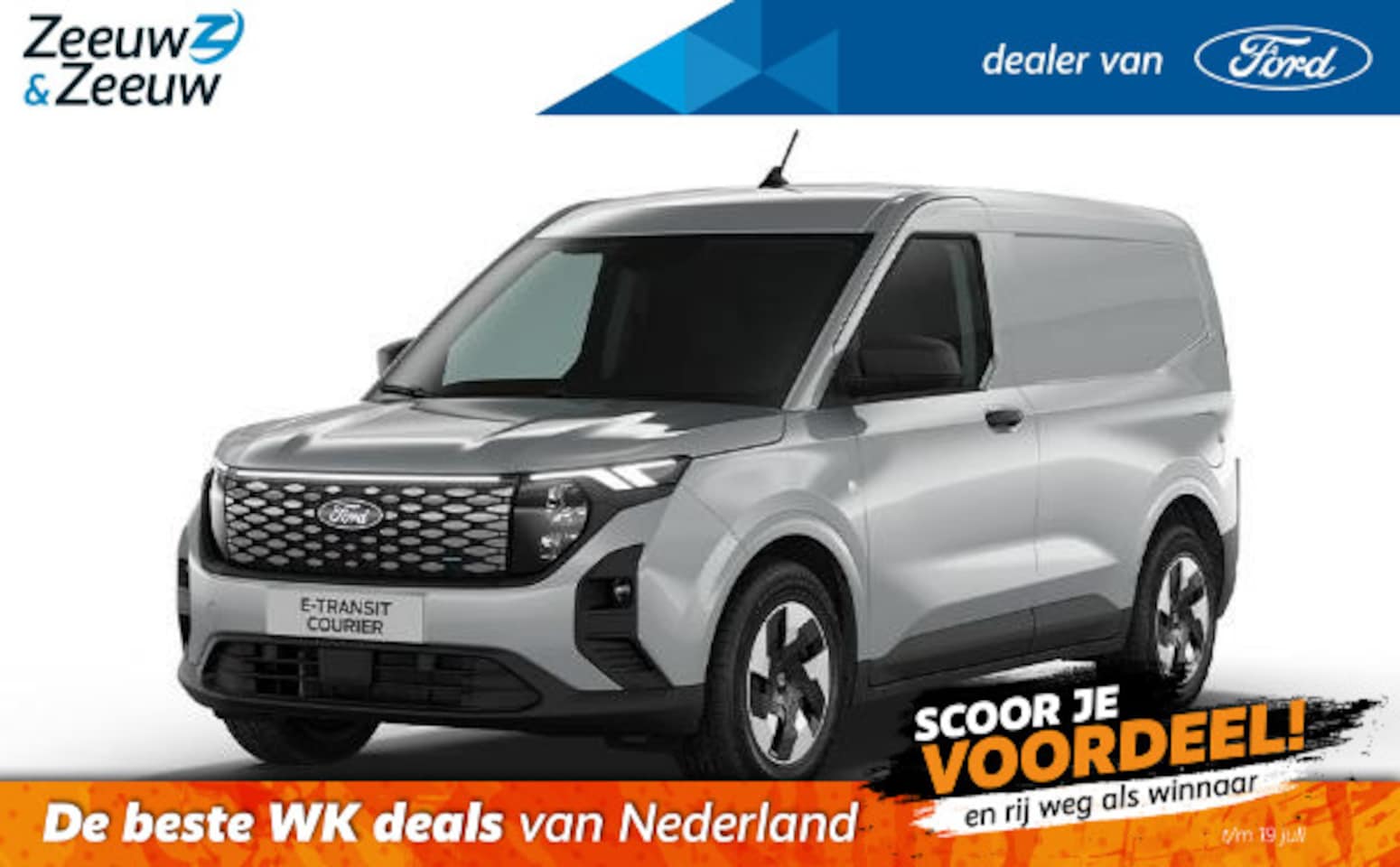Ford Transit Courier - E-Transit Trend 46 kWh 136 pk | | Dit betreft een te bestellen voertuig! | Nu 0,99% rente - AutoWereld.nl