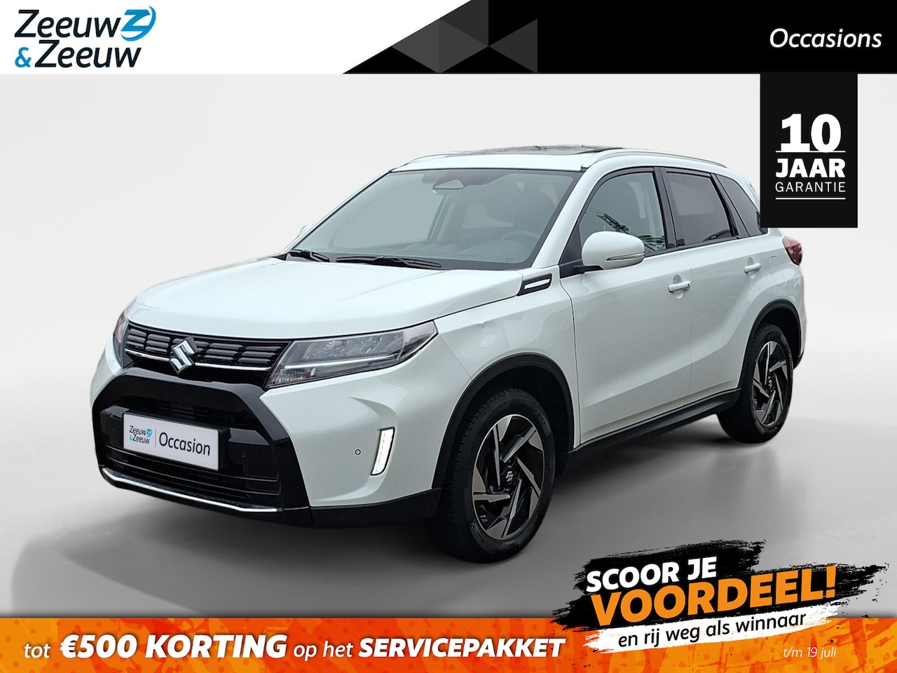 Suzuki Vitara - 1.5 Hybrid Style automaat | Kantel / schuifdak | 17" lichtmetalen velgen | Navigatie | Ach - AutoWereld.nl