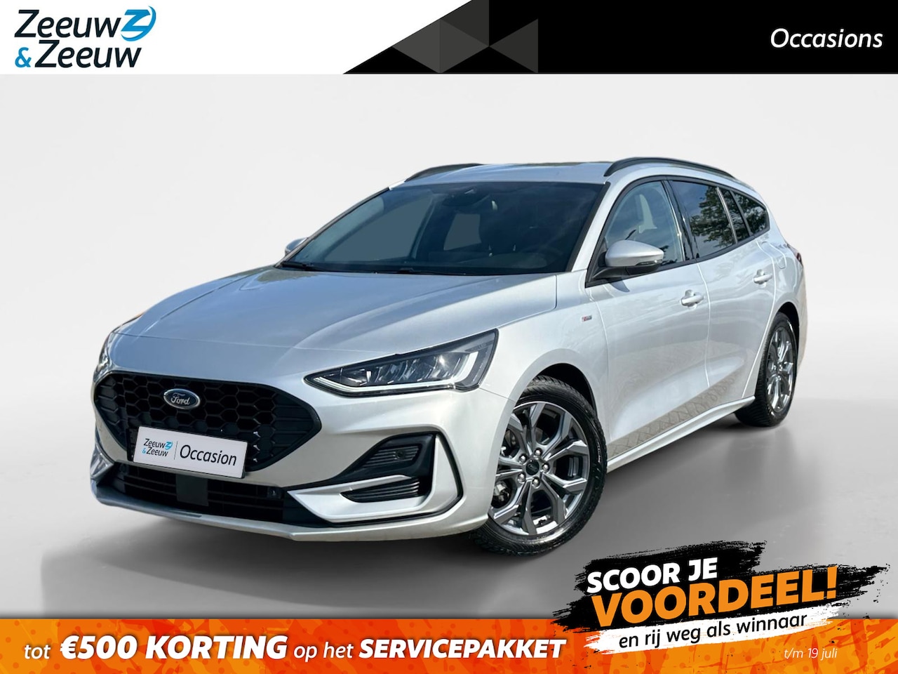 Ford Focus Wagon - 1.0 EcoBoost Hybrid ST Line X |Winter Pack| Full-LED koplampen| Geluidsisolerend glas| Spo - AutoWereld.nl