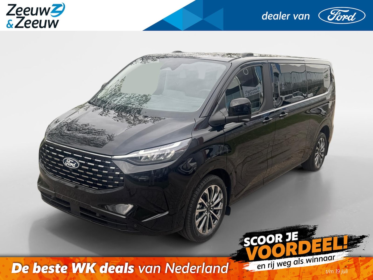 Ford Model T - Custom 340 2.5 PHEV L2H1 Titanium X 8 persoons | TE BESTELLEN AUTO | Elektr. bedienbare AG - AutoWereld.nl