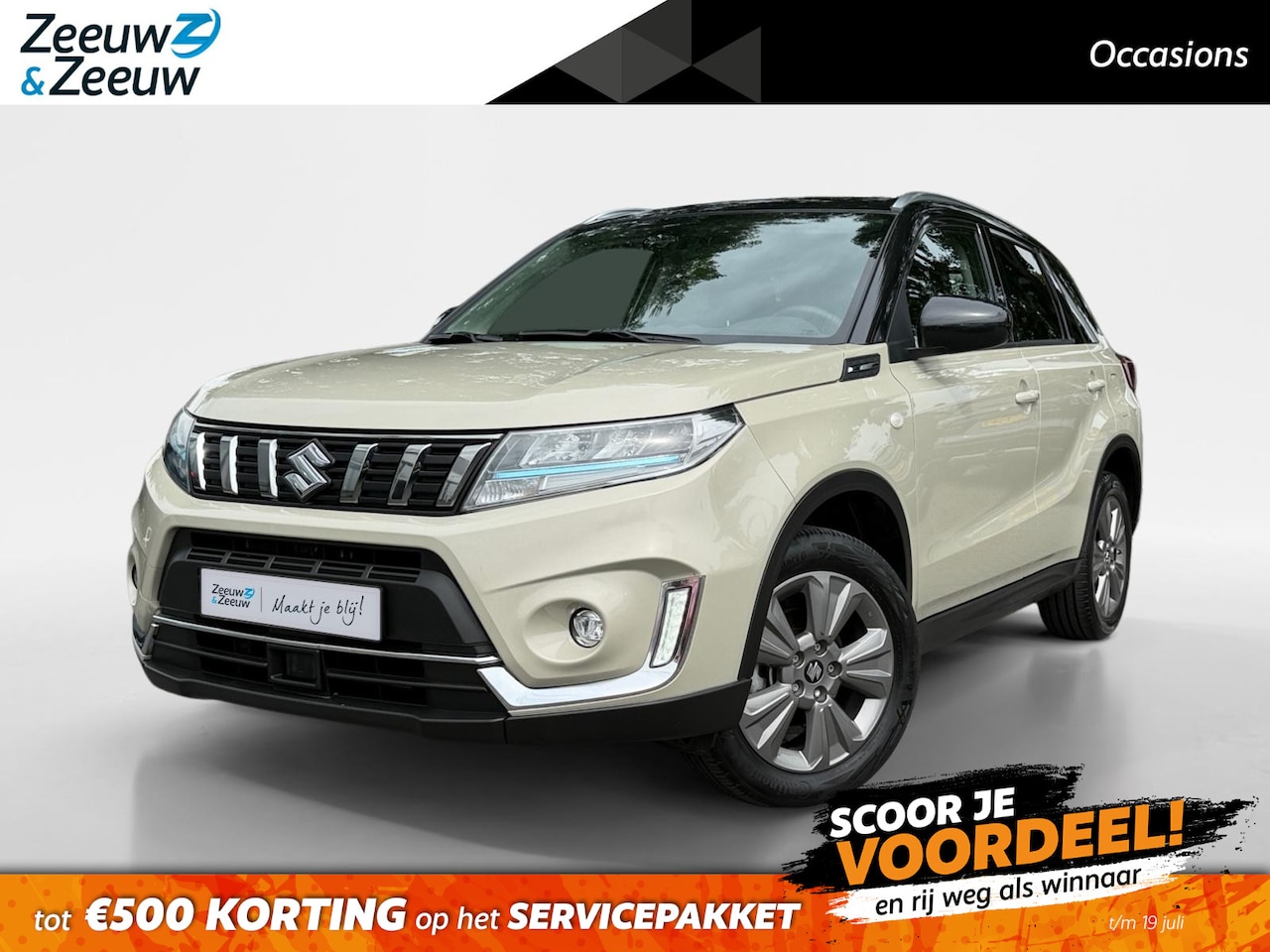Suzuki Vitara - 1.5 Hybrid Select | Stoelverwarming | Climate/ adapt Cruise Control | Trekhaak | Navigatie - AutoWereld.nl