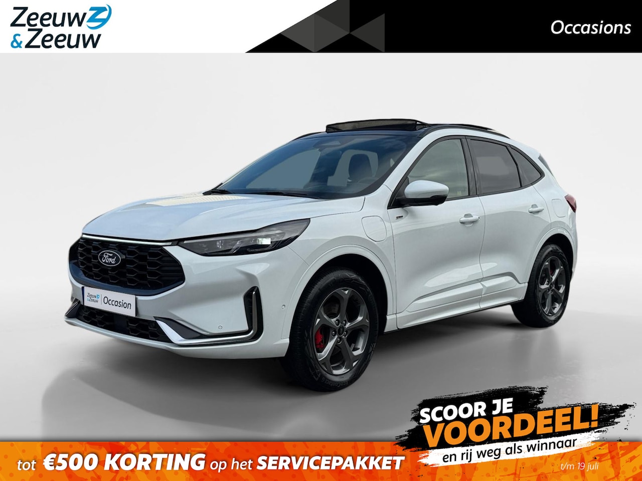 Ford Kuga - 2.5 PHEV ST-Line X Panorama dak | Head-up display | Navigatie | Apple carplay & Android au - AutoWereld.nl