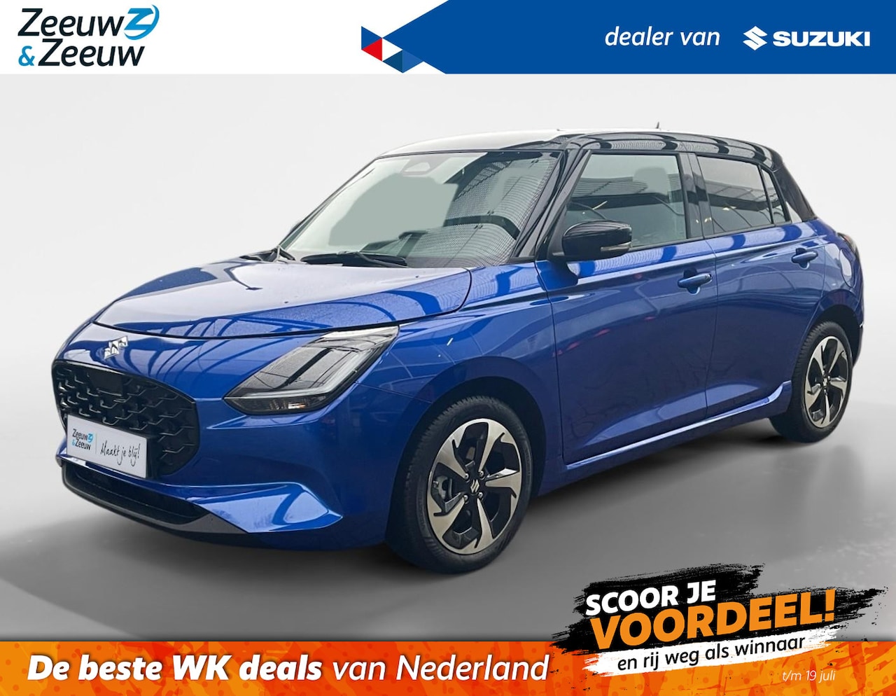 Suzuki Swift - 1.2 Style Smart Hybrid | DEMO | Lichtmetalen velgen | Navigatie | Hoge instap - AutoWereld.nl