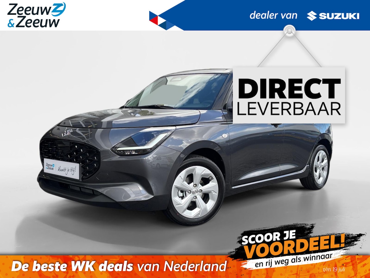 Suzuki Swift - 1.2 Select Smart Hybrid | Stoelverwarming | €2000 inruilpremie op voorraadmodellen! | - AutoWereld.nl