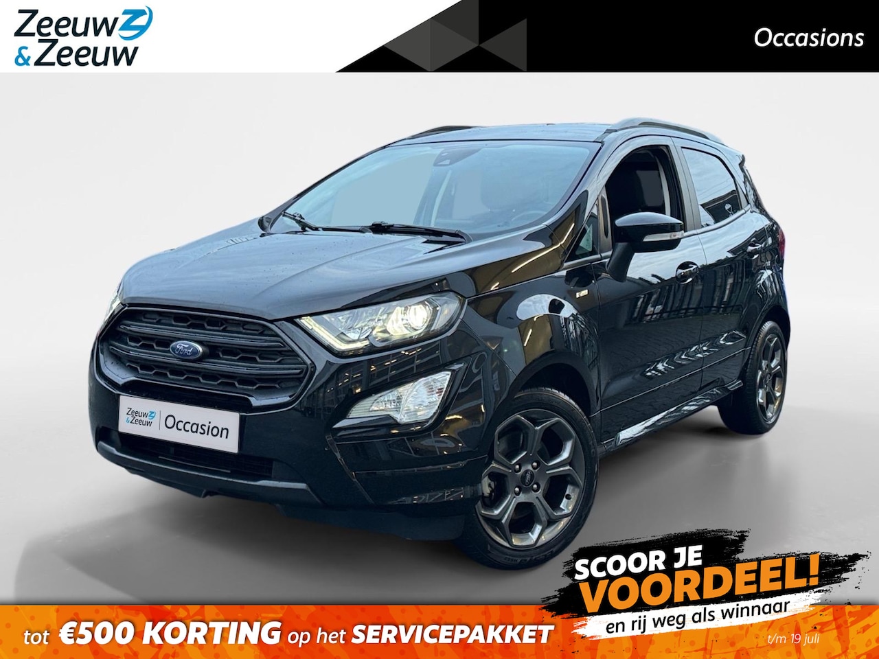 Ford EcoSport - 1.0 EcoBoost ST-Line | WINTERPACK! | Cruise Control | 12 Maanden Garantie! | - AutoWereld.nl