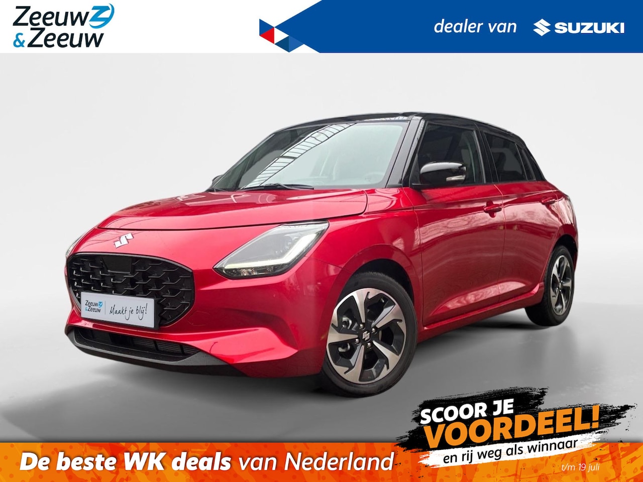 Suzuki Swift - 1.2 Style | Navigatie | Adaptieve cruise control | Dodehoek detectie | €1600,- Korting | - AutoWereld.nl