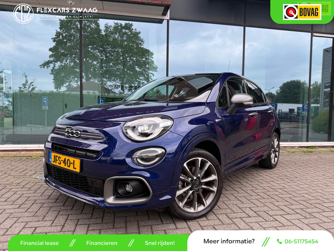 Fiat 500 X - 1.5 Hybrid Sport - Automaat - Navi - Camera - Climate - Parkeerhulp - AutoWereld.nl