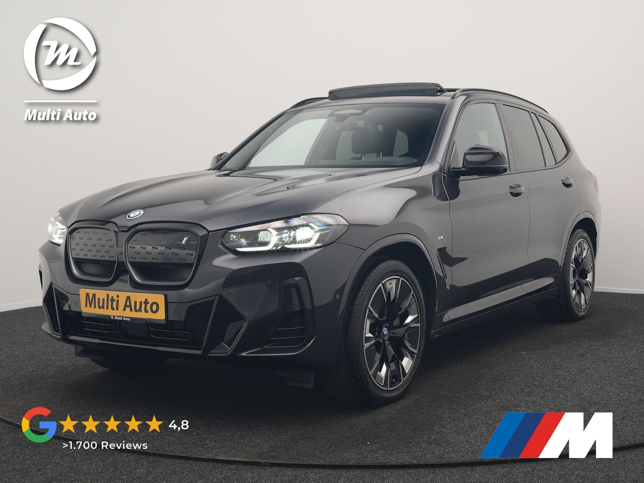 BMW iX3 - M Sport 80 kWh 286pk Dealer O.H. | Panodak | Adaptive Cruise | Head Up | 360 Camera | Harm - AutoWereld.nl