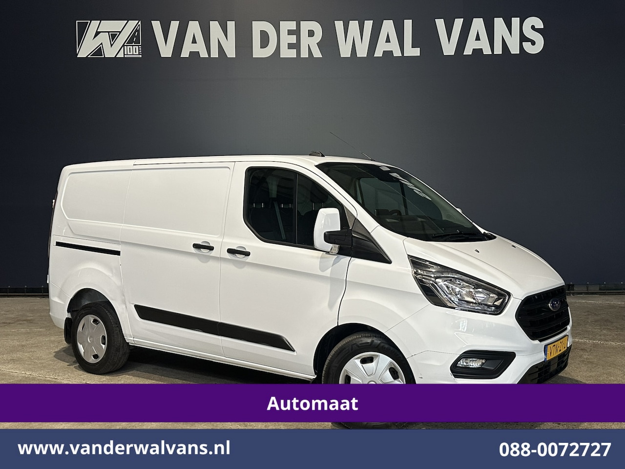 Ford Transit Custom - 2.0 TDCI 130pk Automaat L1H1 Euro6 Airco | Camera | LED | Navigatie | Cruisecontrol Verwar - AutoWereld.nl