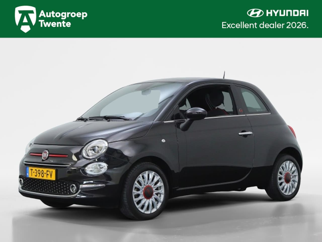 Fiat 500 - 1.0 Hybrid RED | Schuifdak | Navigatie | - AutoWereld.nl