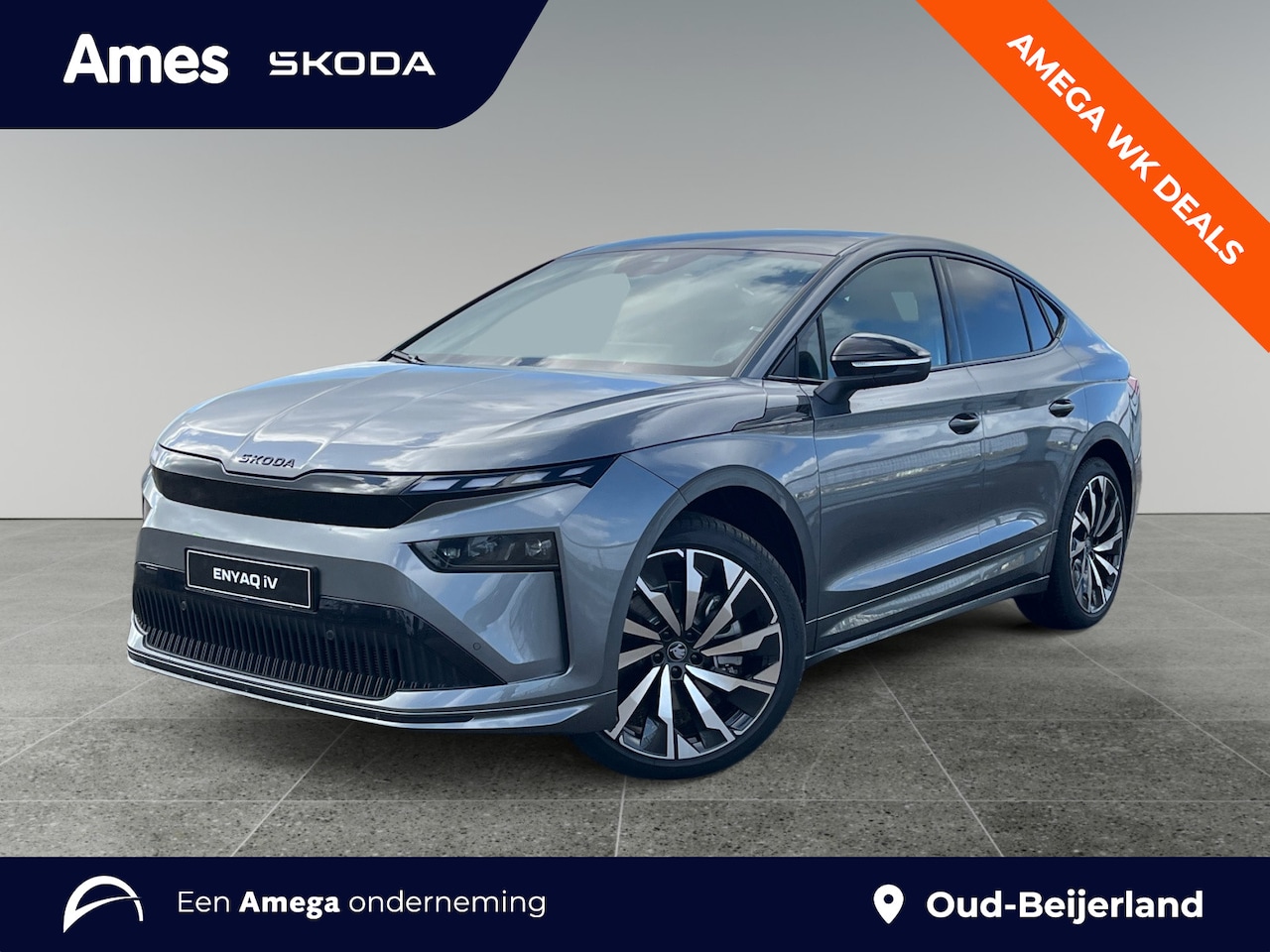 Skoda Enyaq Coupé iV - 85 Sportline 77kWh 286pk | 21" LM velgen | Matrix LED | Panoramadak - AutoWereld.nl