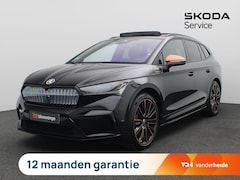 Skoda Enyaq iV - 80 Founders Edition Black 204PK Aut. SOH 92, 73%, Panoramadak, Trekhaak, Warmtepomp, 21" L