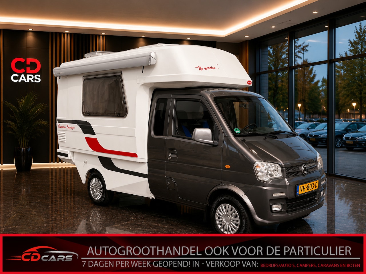 DFSK K-serie - K01H 1.3 Koelkast, Camera, Keukenblok, Zit plek, Luifel - AutoWereld.nl