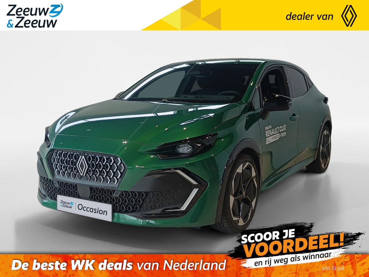 Renault Clio - 1.8 Hybrid 160 techno |Beschikbaar per 16 juli 2026 | Rijdende demonstratie auto | - AutoWereld.nl