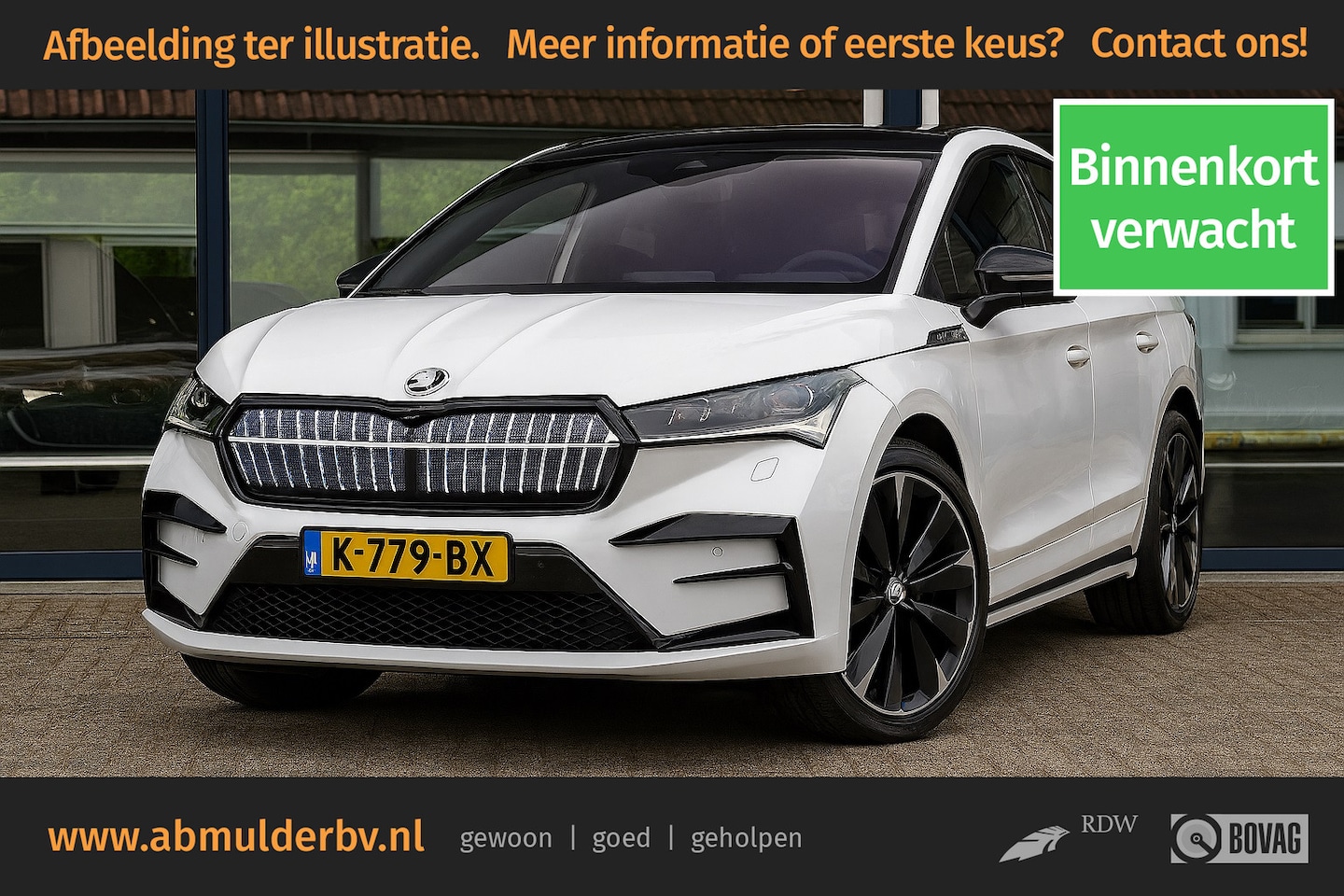 Skoda Enyaq Coupé iV - 60 Sportline 180PK | Org. NL | BOVAG Garantie | Trekhaak | Panoramadak | Apple Carplay/And - AutoWereld.nl