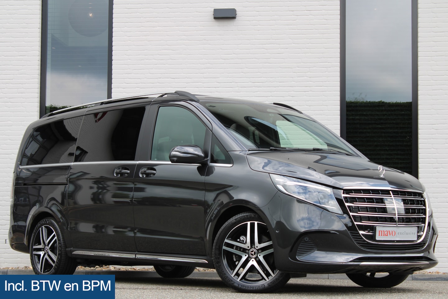 Mercedes-Benz V-klasse - 300d / Exclusive / 6 Persoons / Luchtvering / Pano / INCL BTW-BPM / 2x Elec Schuifd / 360 - AutoWereld.nl