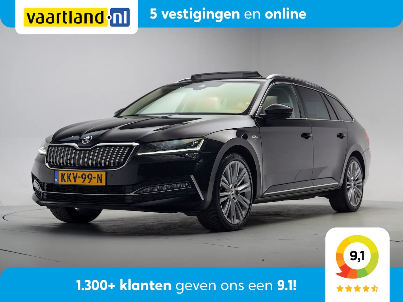Skoda Superb Combi - 1.4 TSI PHEV Laurin&Klement Aut. [ Panorama Leder LED Stoelverwarming ] - AutoWereld.nl