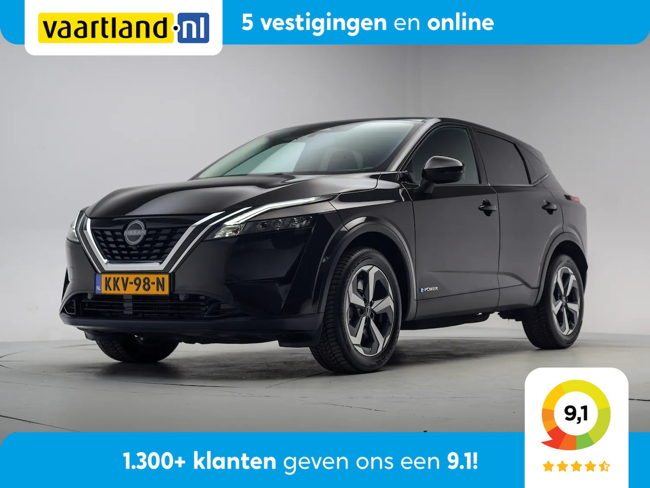 Nissan Qashqai - 1.5 e-POWER 190pk N-Connecta [ LED Navi Camera Adapt.cruise ] - AutoWereld.nl