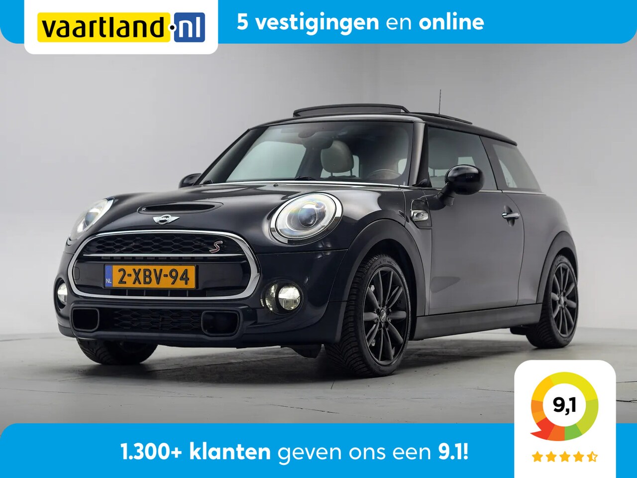 MINI Cooper S - Mini 2.0 Chili Serious Business Aut. [ Panorama LED Leder ] - AutoWereld.nl