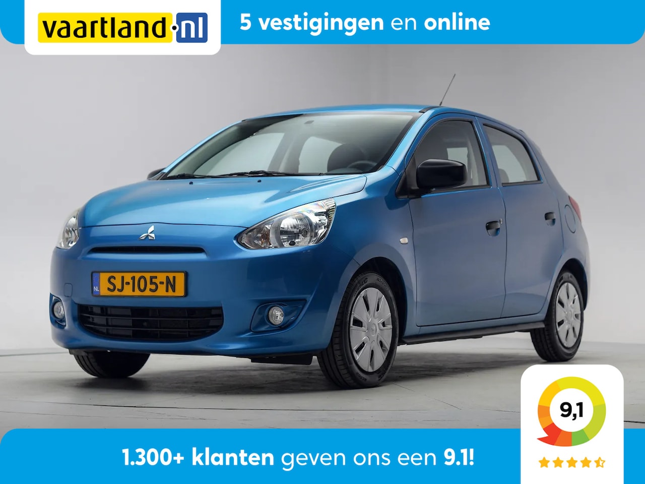 Mitsubishi Space Star - 1.0 Inform [ Airco Start/Stop Elektrische ramen ] - AutoWereld.nl