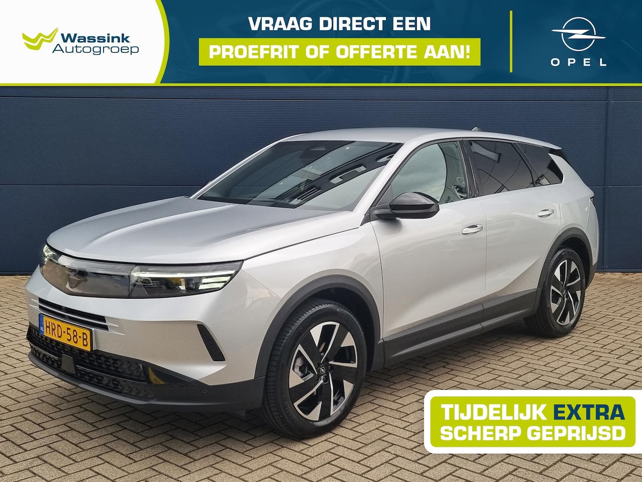 Opel Grandland - 1.2 Turbo Hybrid 145pk GS | Navigatie Pro | Head-Up Display | 360 Graden Camera | Stoel-/S - AutoWereld.nl