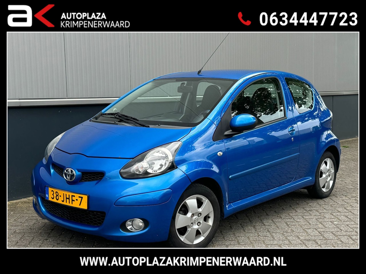 Toyota Aygo - 1.0-12V Dynamic Blue AUTOMAAT Leder 76000km nap - AutoWereld.nl