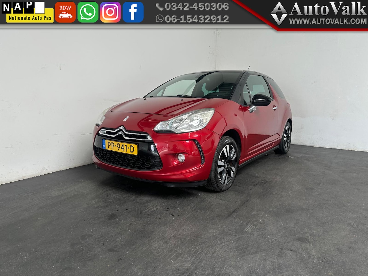 Citroën DS3 - 1.6 So Chic Climate. Elek. Pakket! - AutoWereld.nl
