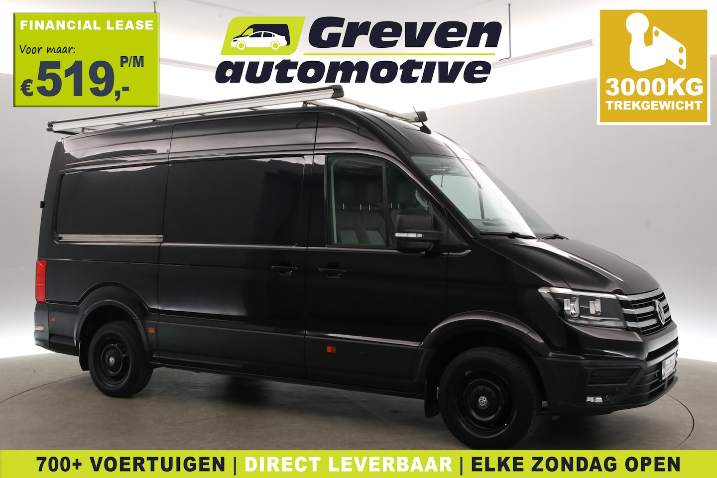 Volkswagen Crafter - 2.0TDI L3H3 140PK | Marge | DSG | 3000kg Trekgew. | Trekhaak | Airco | Cruise | Camera | C - AutoWereld.nl