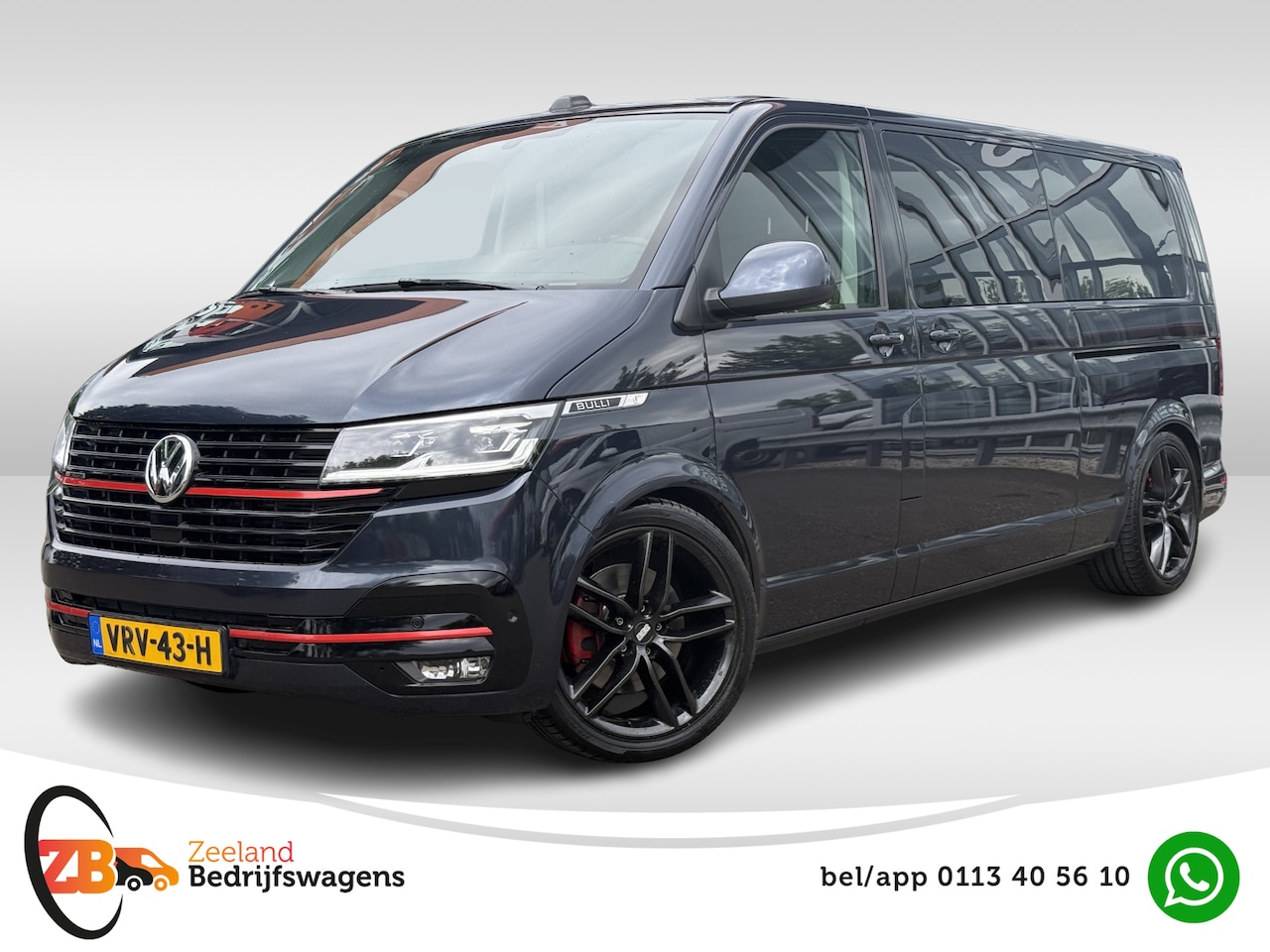 Volkswagen Transporter - 2.0 TDI L2H1 32 DC Bulli | 20'' BBS | Virtual | 2X Schuifd. | Trekhaak | Led | ACC - AutoWereld.nl