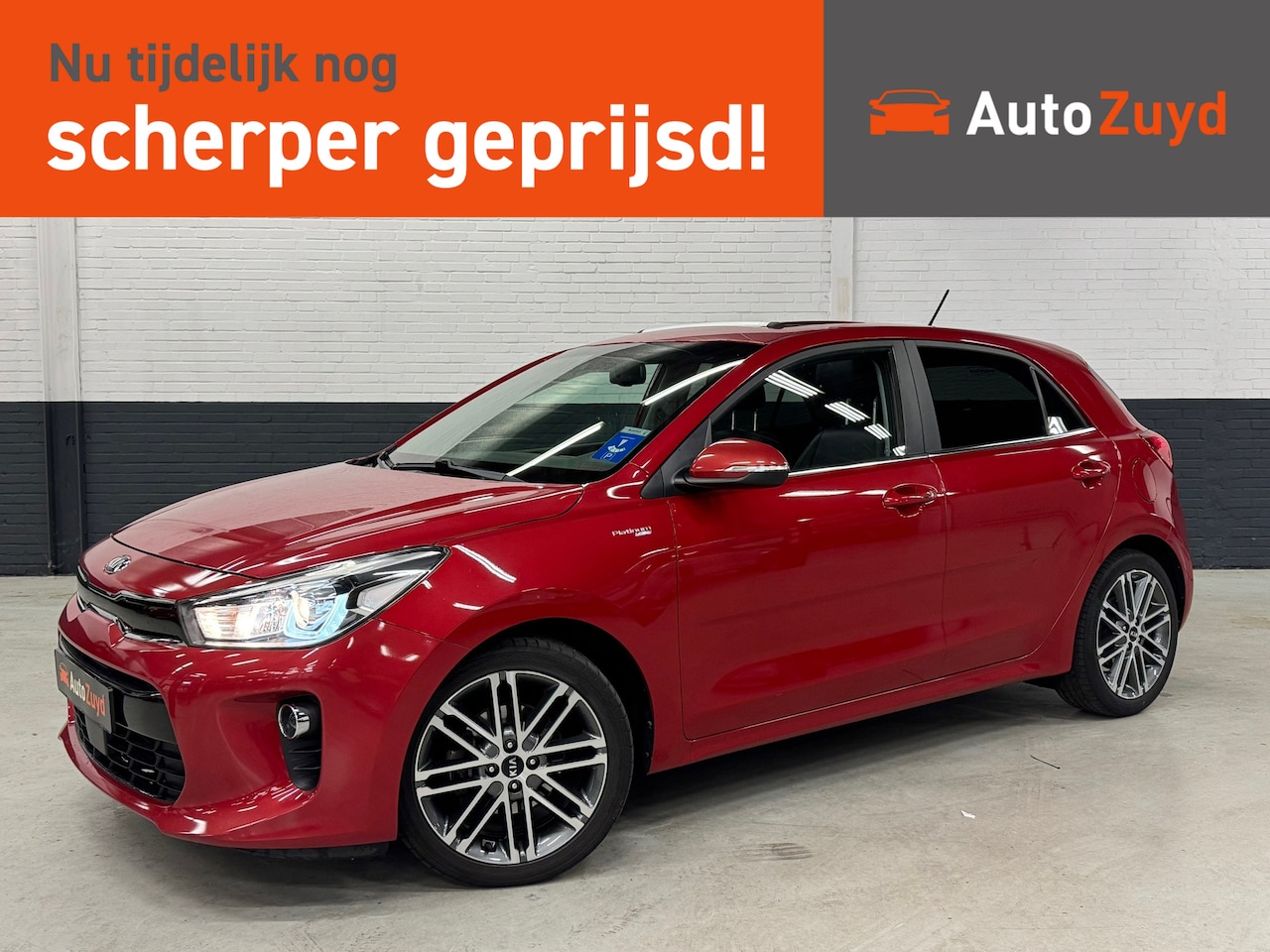 Kia Rio - 1.0 TGDI 120pk Platinum Leder / Navi / Schuifdak / Camera - AutoWereld.nl