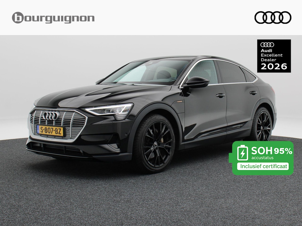 Audi e-tron Sportback - 55 quattro edition 95 kWh 408 Pk | Stoelverwarming | Camera | Climatronic | Carplay | Navi - AutoWereld.nl