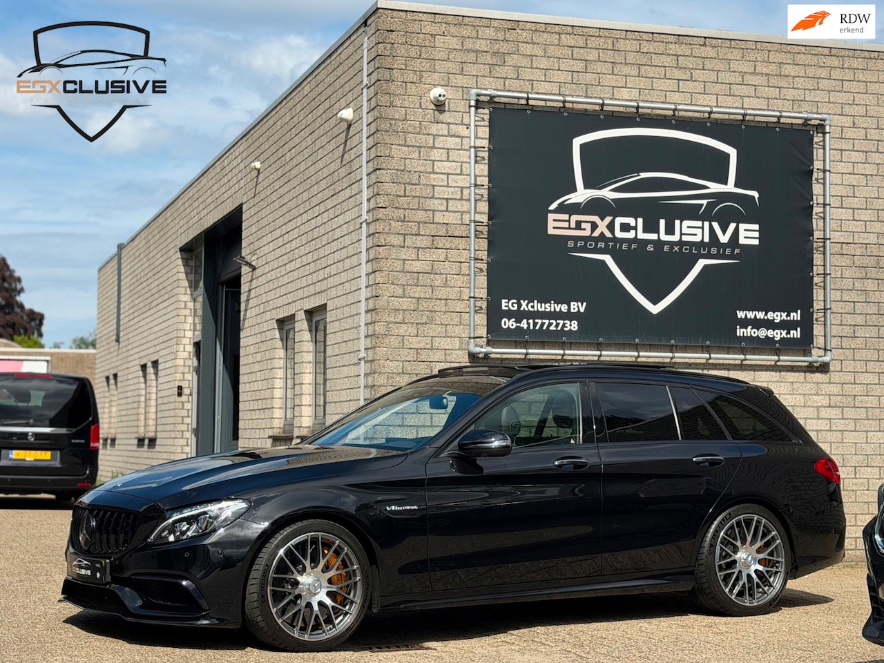 Mercedes-Benz C-klasse - C63 AMG S Edition 1 PANO|CERAMIC|360CAMERA|HUD|BURMESTER|ACC|BLINDSPOT |MEMORY - AutoWereld.nl
