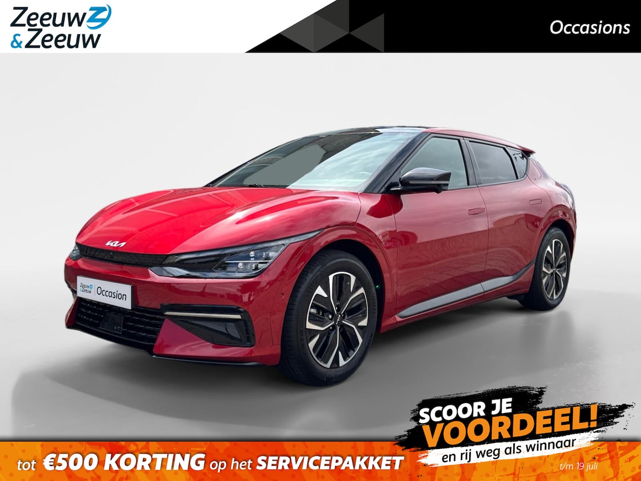 Kia EV6 - GT-Line 77.4 kWh | SOH 100% | Cruise | Camera | Panodak | Trekhaak | Navigatie | Elec stoe - AutoWereld.nl