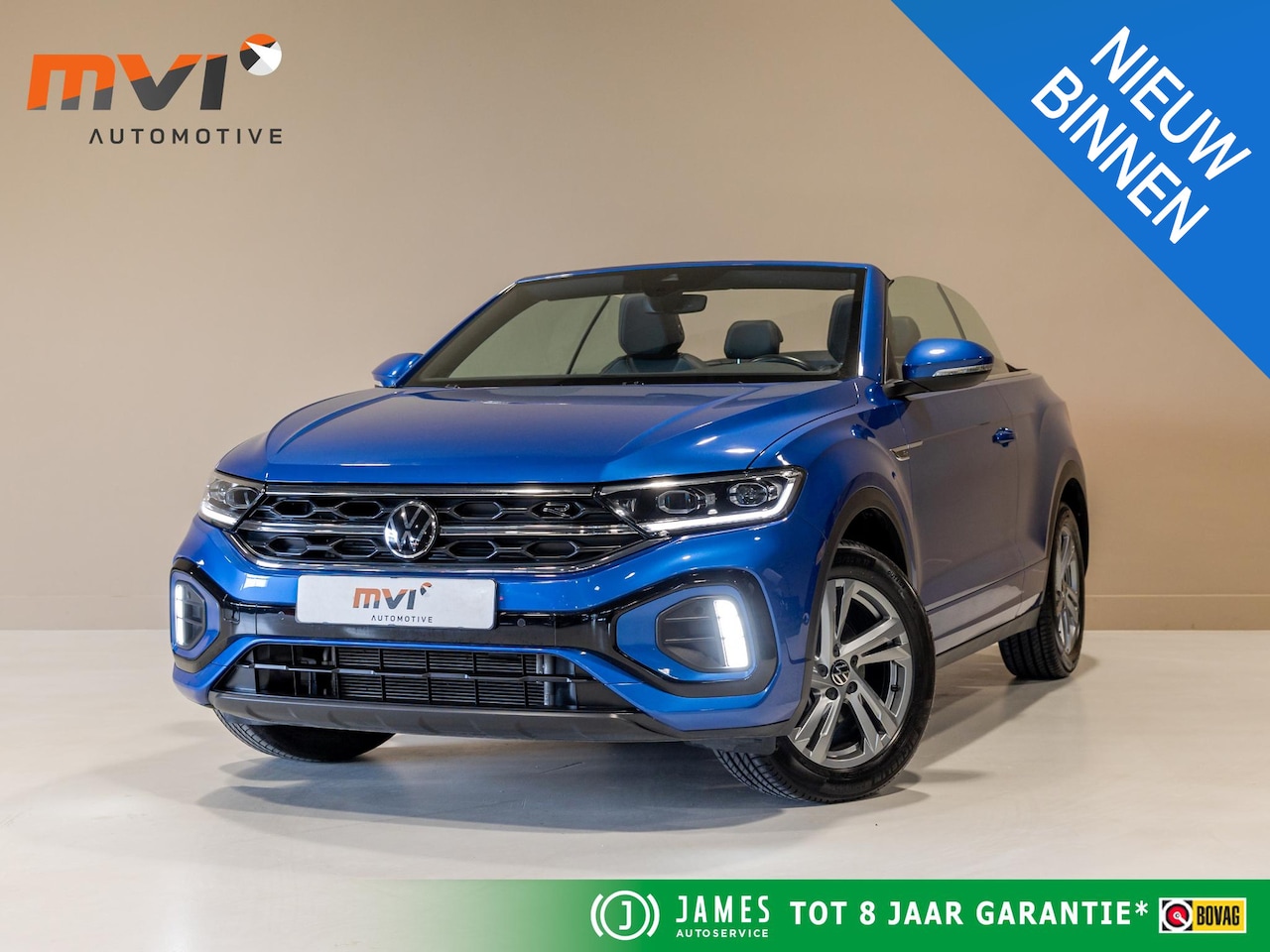 Volkswagen T-Roc Cabrio - 1.5 TSI R-Line / 150pk / Achteruitrij camera / Stoel en stuur verwarming / Dodehoek herken - AutoWereld.nl