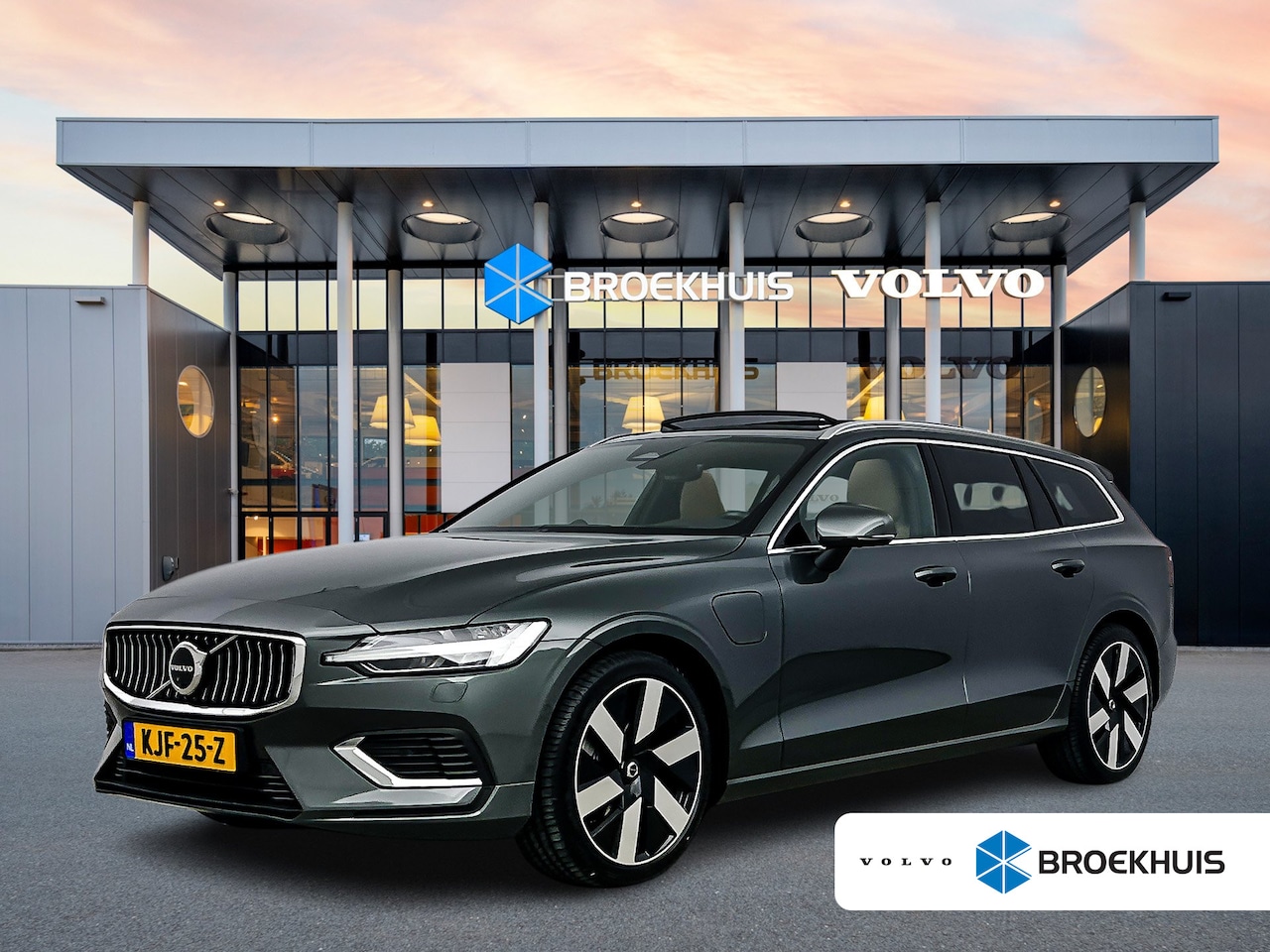 Volvo V60 - T6 Recharge Ultra Bright | 19" | Geventileerd Nappa | Stoelmassage | Bowers & Wilkins | He - AutoWereld.nl
