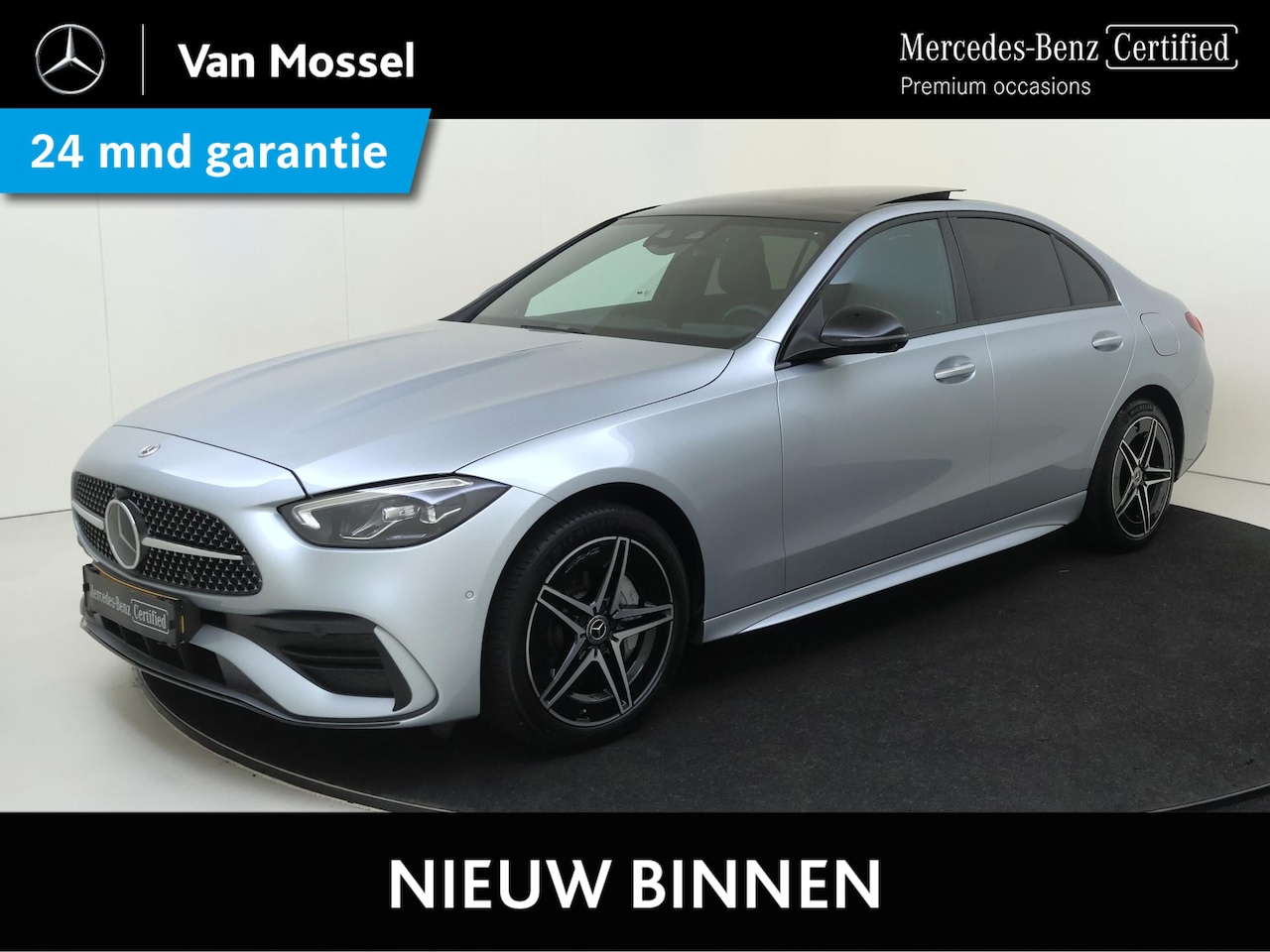 Mercedes-Benz C-klasse - 300 e AMG Line / Night/ Panoramadak/ Rijassistentiepakket Plus/ Head-Up Display/ 360 Camer - AutoWereld.nl