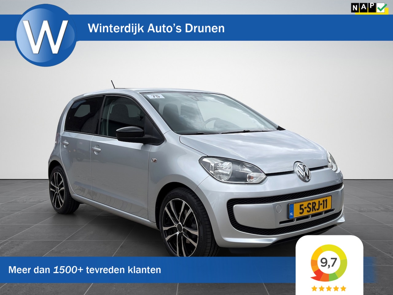 Volkswagen Up! - 1.0 move up! BlueMotion Airco|Navigatie|NAP - AutoWereld.nl