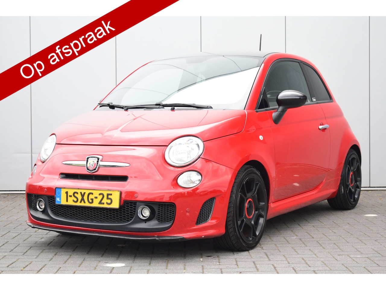 Fiat 500 Abarth - 0.9 TwinAir Plus Sport Kit Abarth Priv/Glass Sportstoelen/Alcantara Bi-Color - AutoWereld.nl